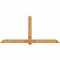 Ekena Millwork Eugene Rough Sawn Timber Gable Bracket, Western Red Cedar, 108"W x 49"H x 4"D x 6"F, 11/12 Pitch GBW108X49X0406EUG00RWR - alternate 1